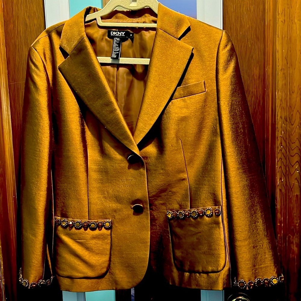 Donna Karen New York Wool & Silk Jacket Size 14